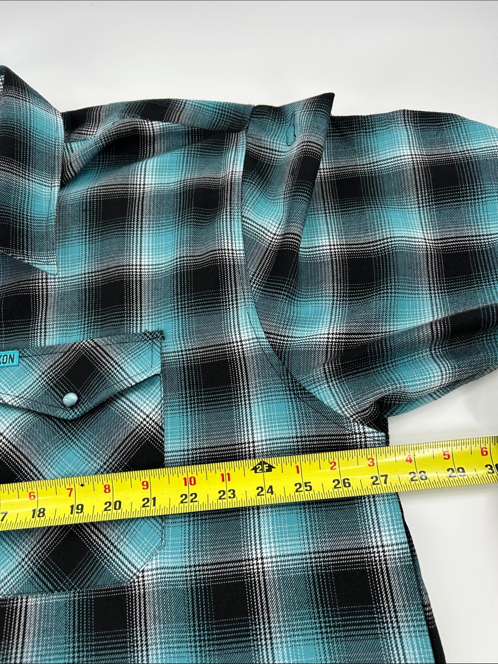 DIXXON Pensacola Flannel Plaid Shirt Men's Biker Blue Black 3X Lumberjack Punk - Picture 4 of 10